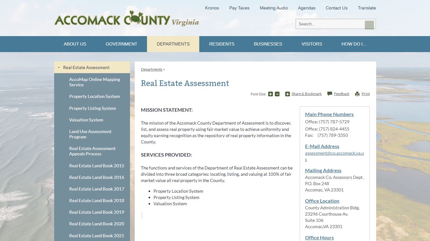 Real Estate Assessment | Accomack County